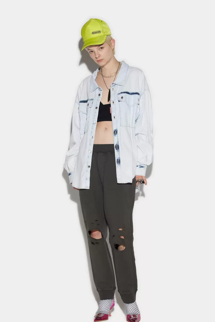 Dsquared2 Destroyed Ski Pants>Donna Pantaloni