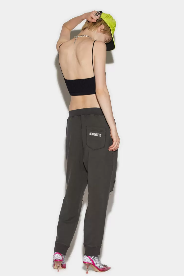 Dsquared2 Destroyed Ski Pants>Donna Pantaloni
