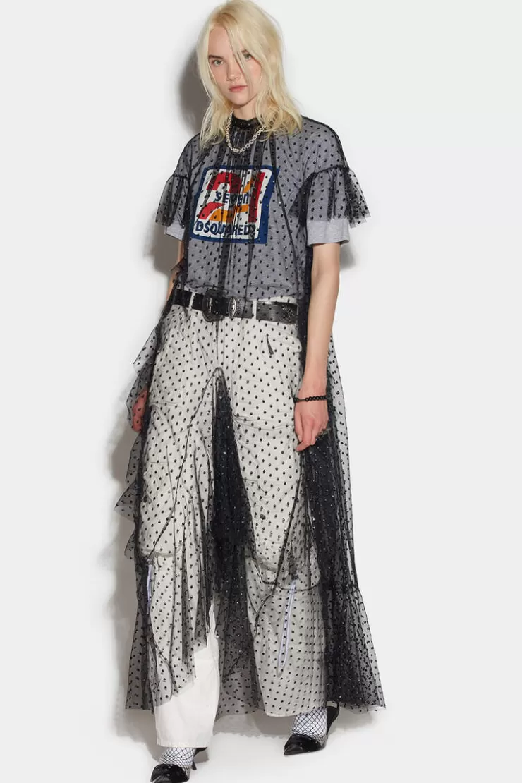 Dsquared2 Dirty Check Dress>Donna Vestiti E Tute