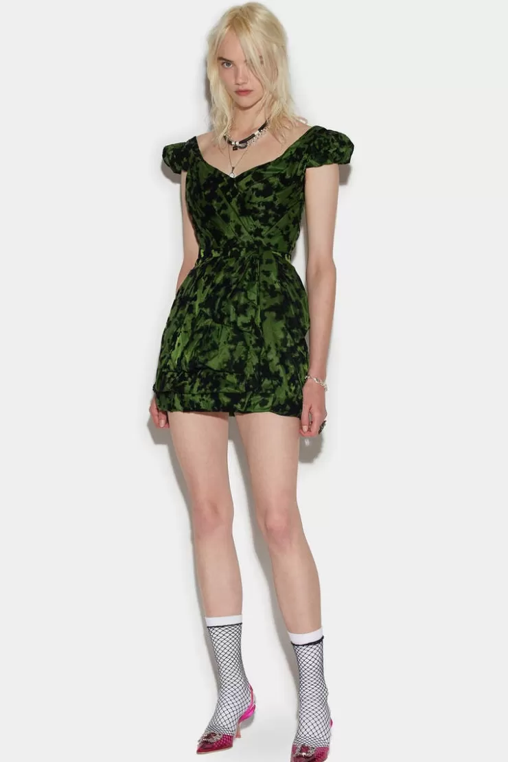 Dsquared2 Draped Mini Dress>Donna Vestiti E Tute