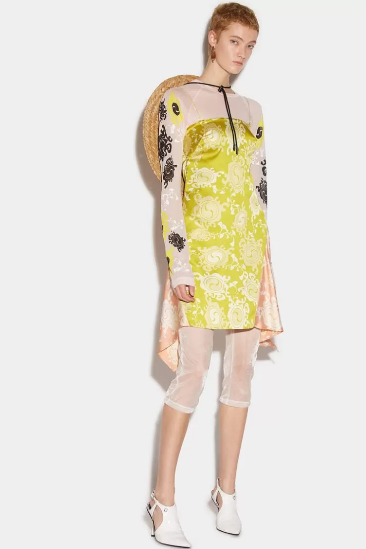 Dsquared2 Draped Strapless Mini Dress>Donna Vestiti E Tute