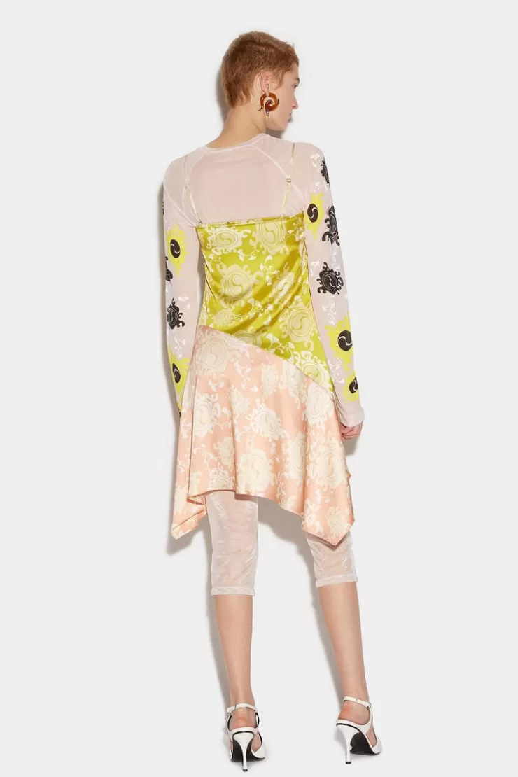 Dsquared2 Draped Strapless Mini Dress>Donna Vestiti E Tute