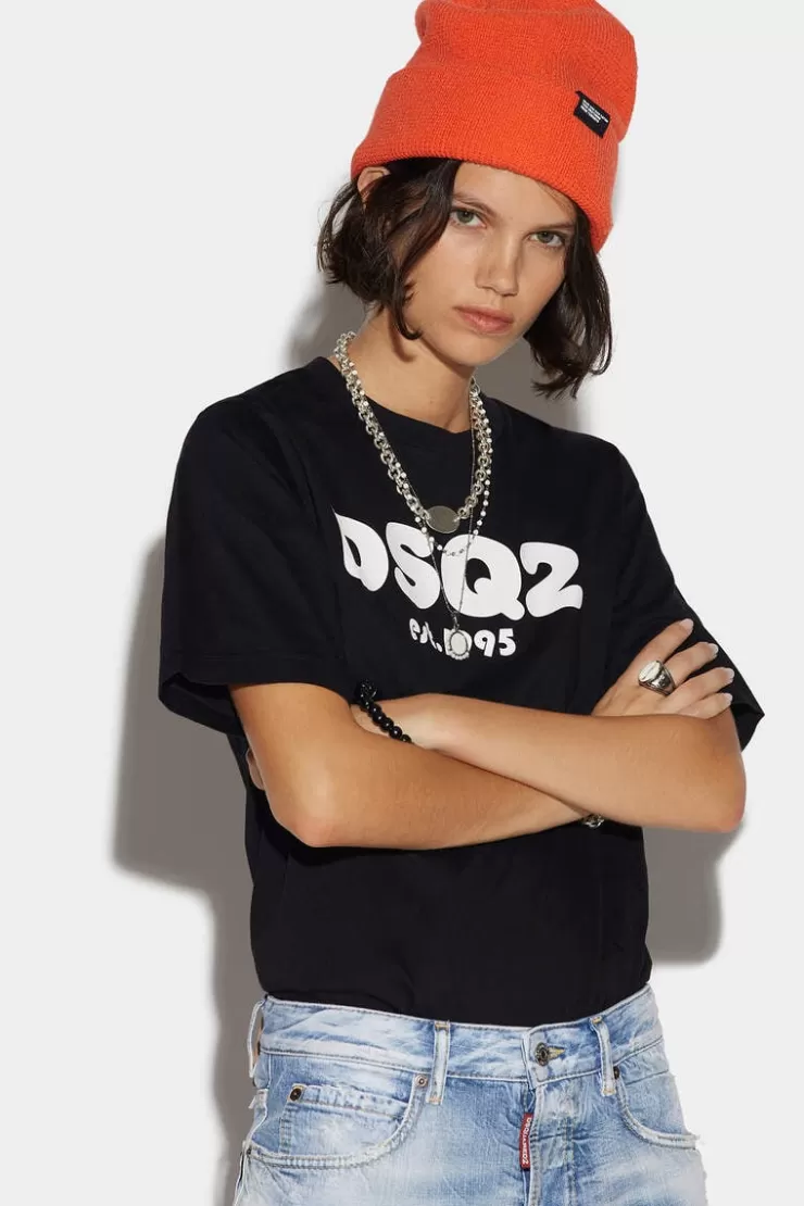 Dsquared2 Dsq2 Easy T-Shirt>Donna Top & T-Shirt