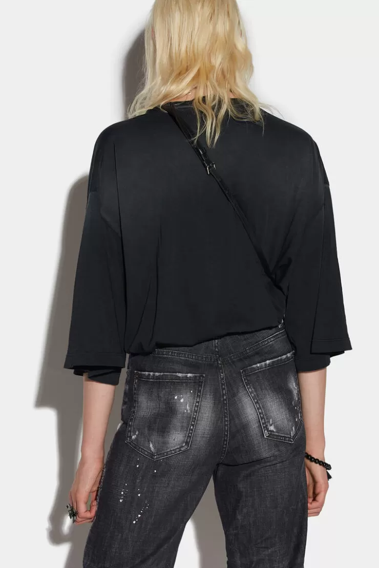 Dsquared2 Dsq2 Gothic Skull Precius>Donna Top & T-Shirt