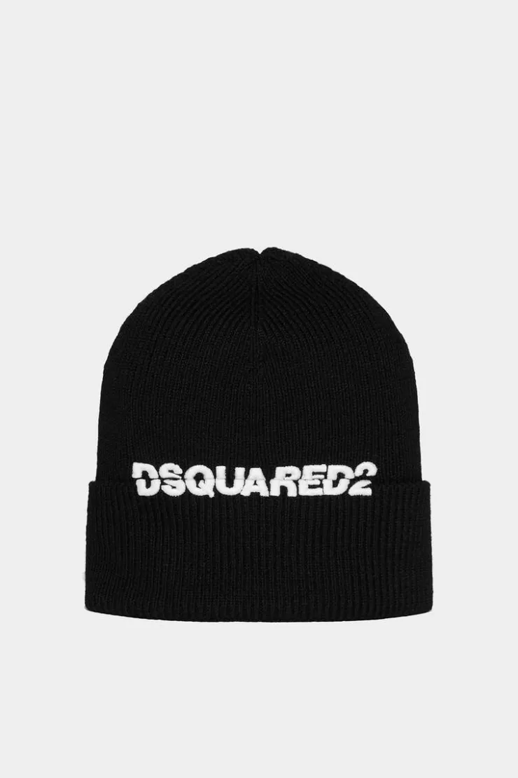 Dsquared2 Logo Knit Beanie>Donna Cappelli