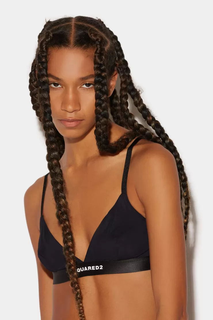 Dsquared2 Logo Triangle Bra>Donna Intimo
