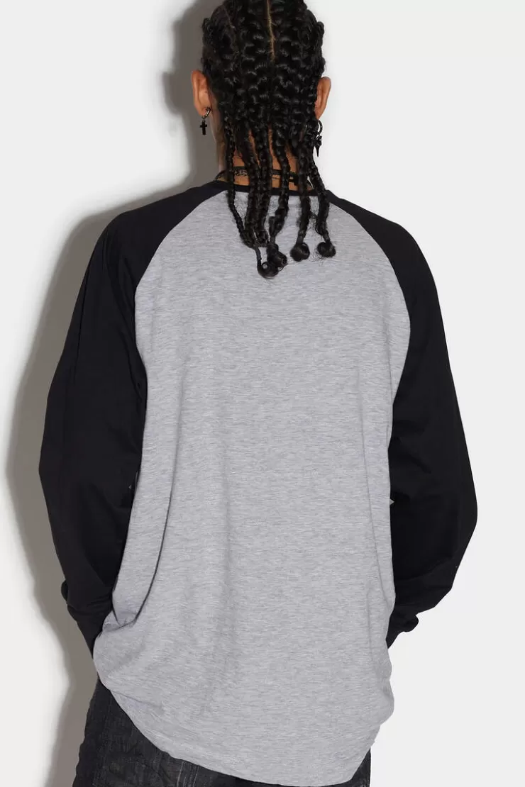 Dsquared2 Slouch Raglan T-Shirt>Uomo T-Shirt & Polo