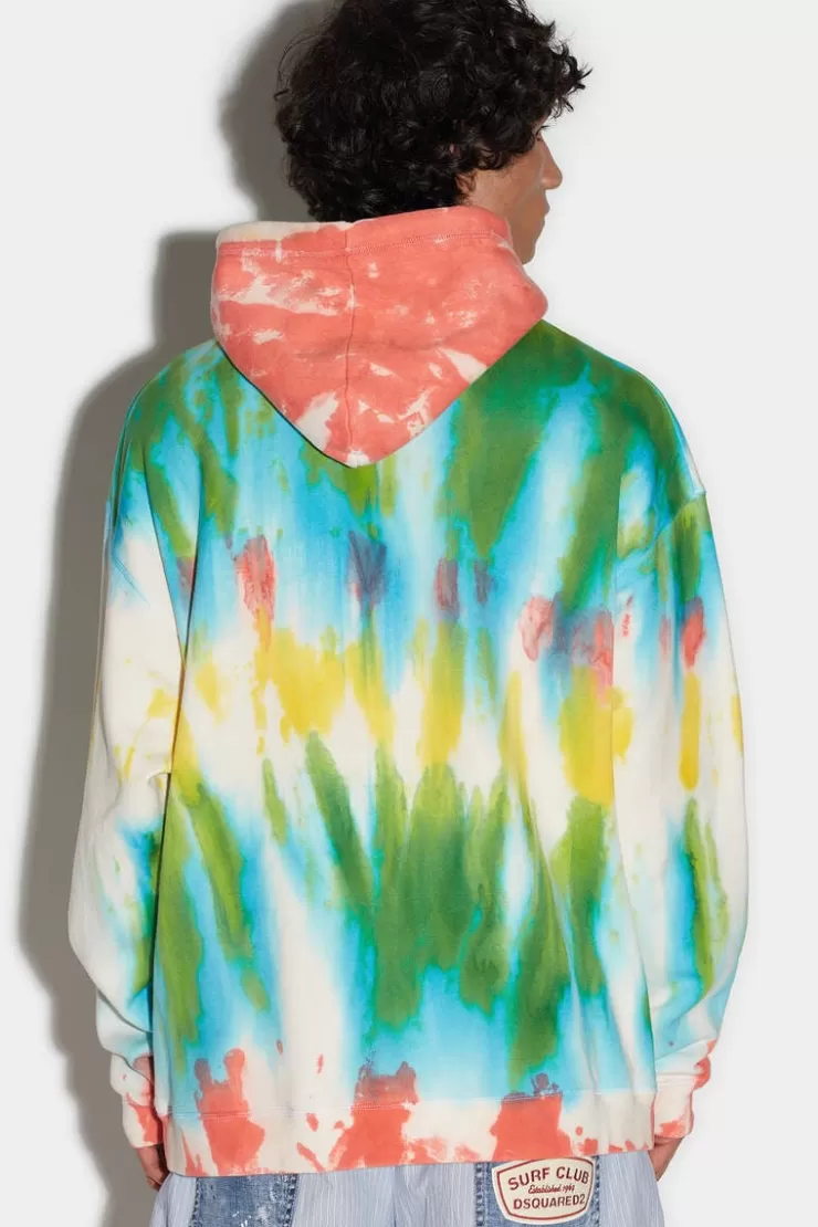 Dsquared2 Tie&Dye Herca Hoodie>Uomo Felpe