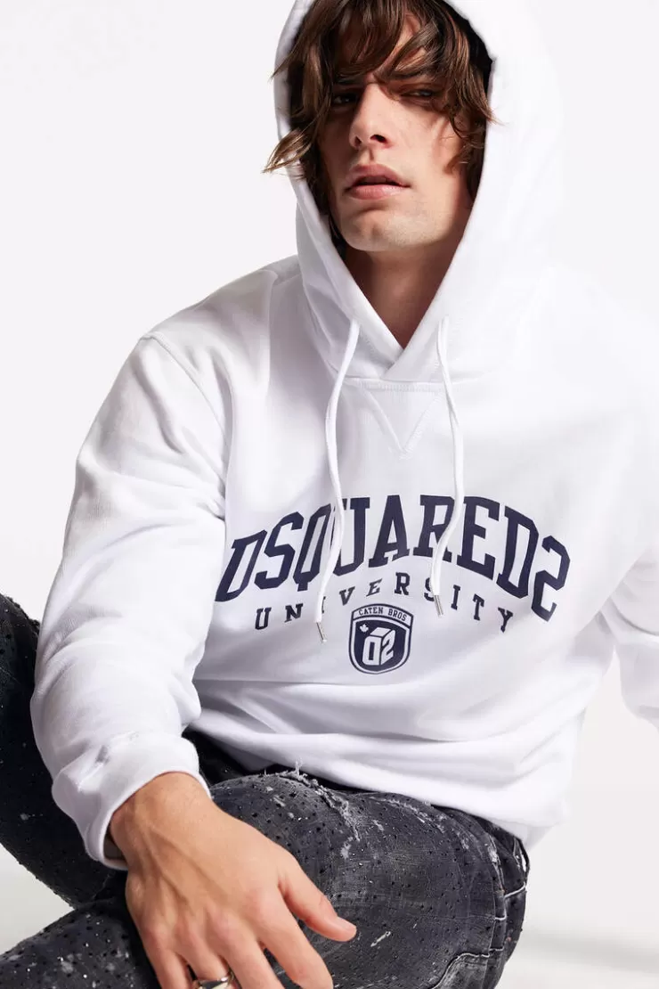 Dsquared2 University Cool Hoodie>Uomo Felpe