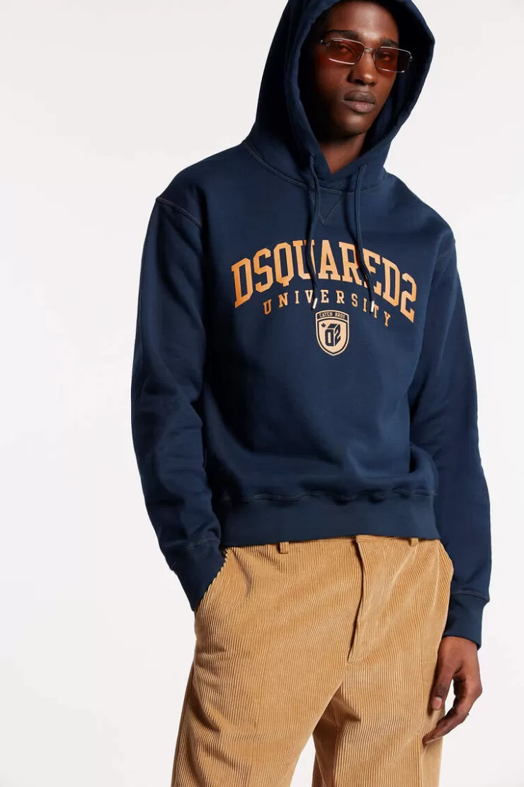 Dsquared2 University Cool Hoodie>Uomo Felpe