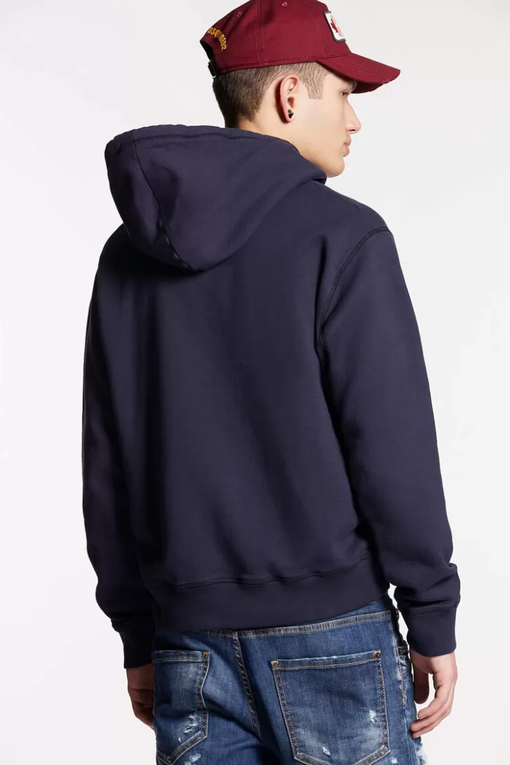 Dsquared2 Dyed Cool Hoodie>Uomo Felpe