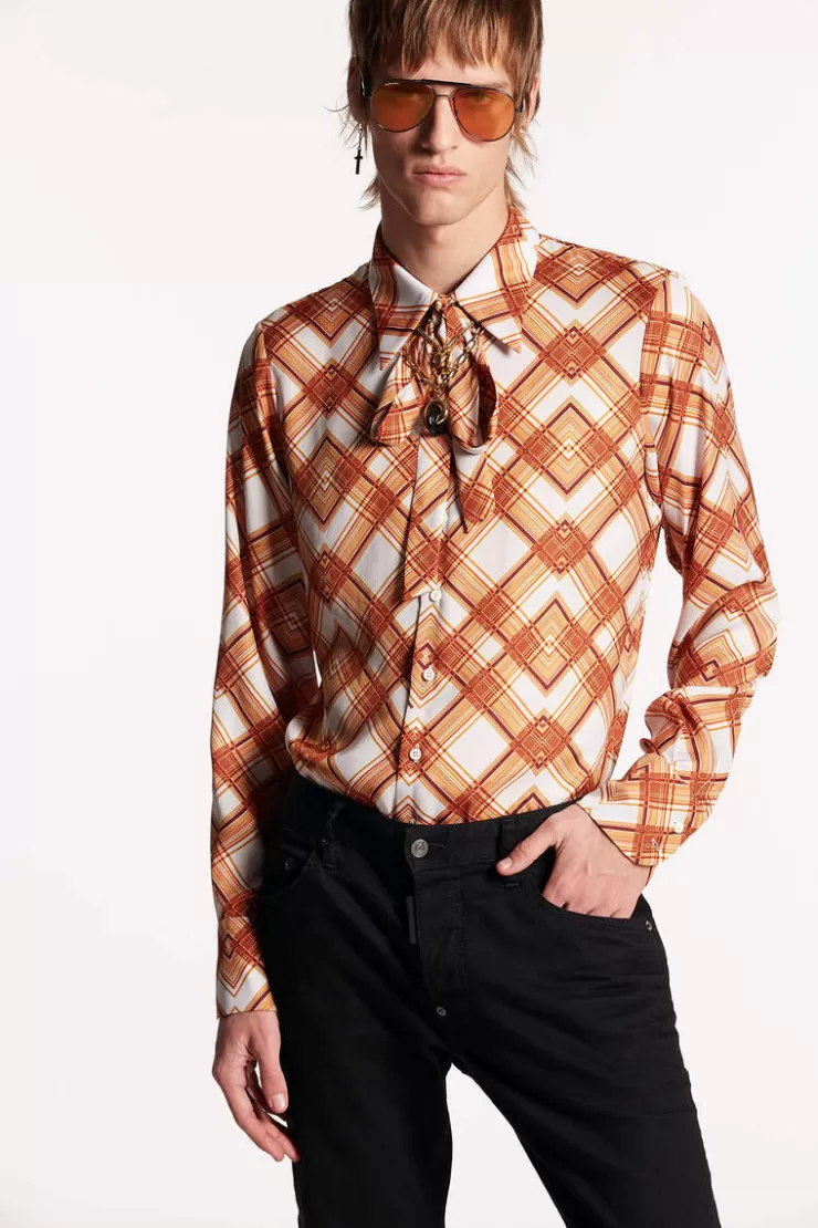 Dsquared2 Easy Slim 70'S Shirt>Uomo Camicie