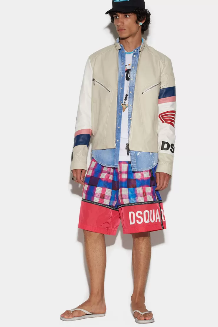 Dsquared2 Elastic Boxer Short>Uomo Pantaloni Corti