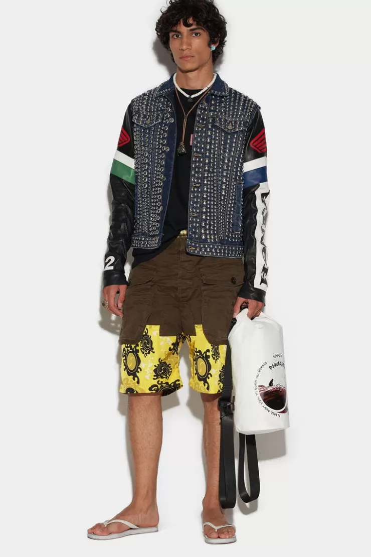 Dsquared2 Elastic Boxer Short>Uomo Pantaloni Corti