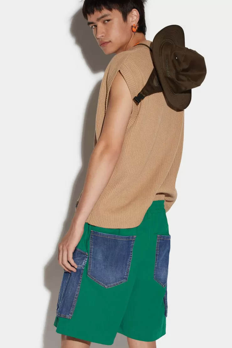 Dsquared2 Elastic Boxer Short>Uomo Pantaloni Corti