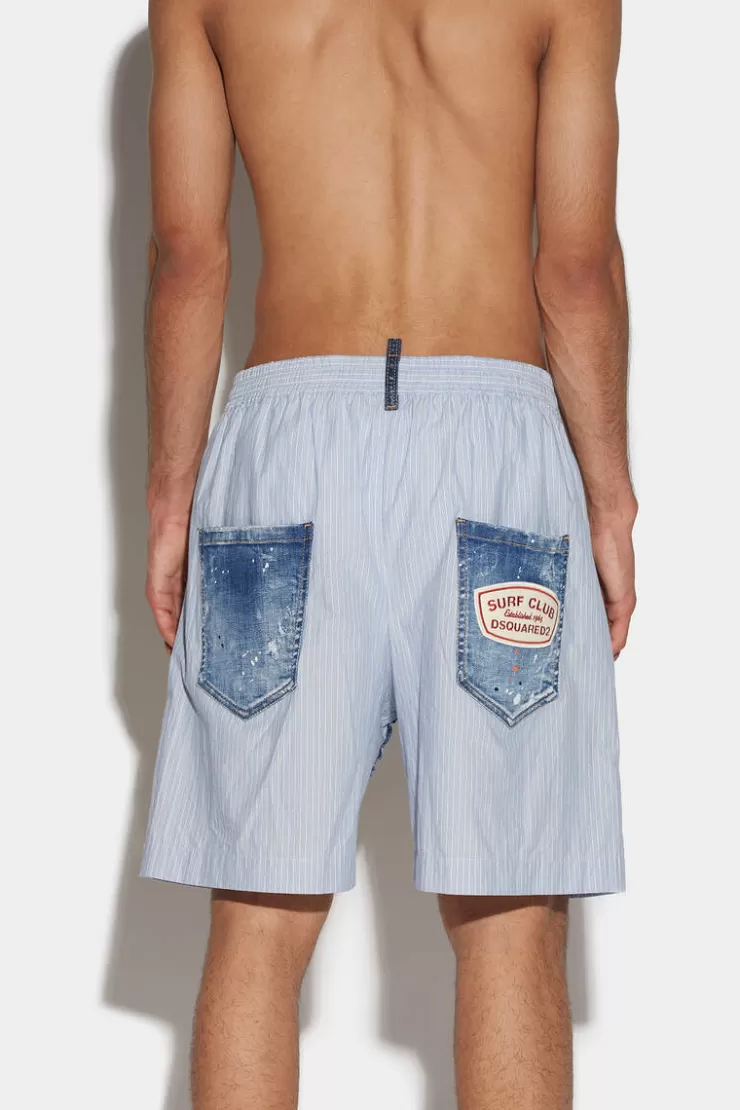 Dsquared2 Elastic Boxer Short>Uomo Pantaloni Corti