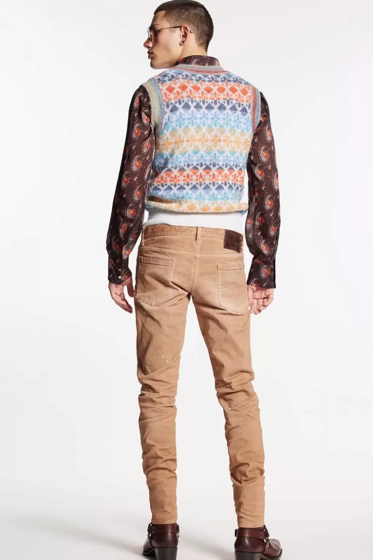 Dsquared2 Garment Dyed Slim Jeans>Uomo Jeans