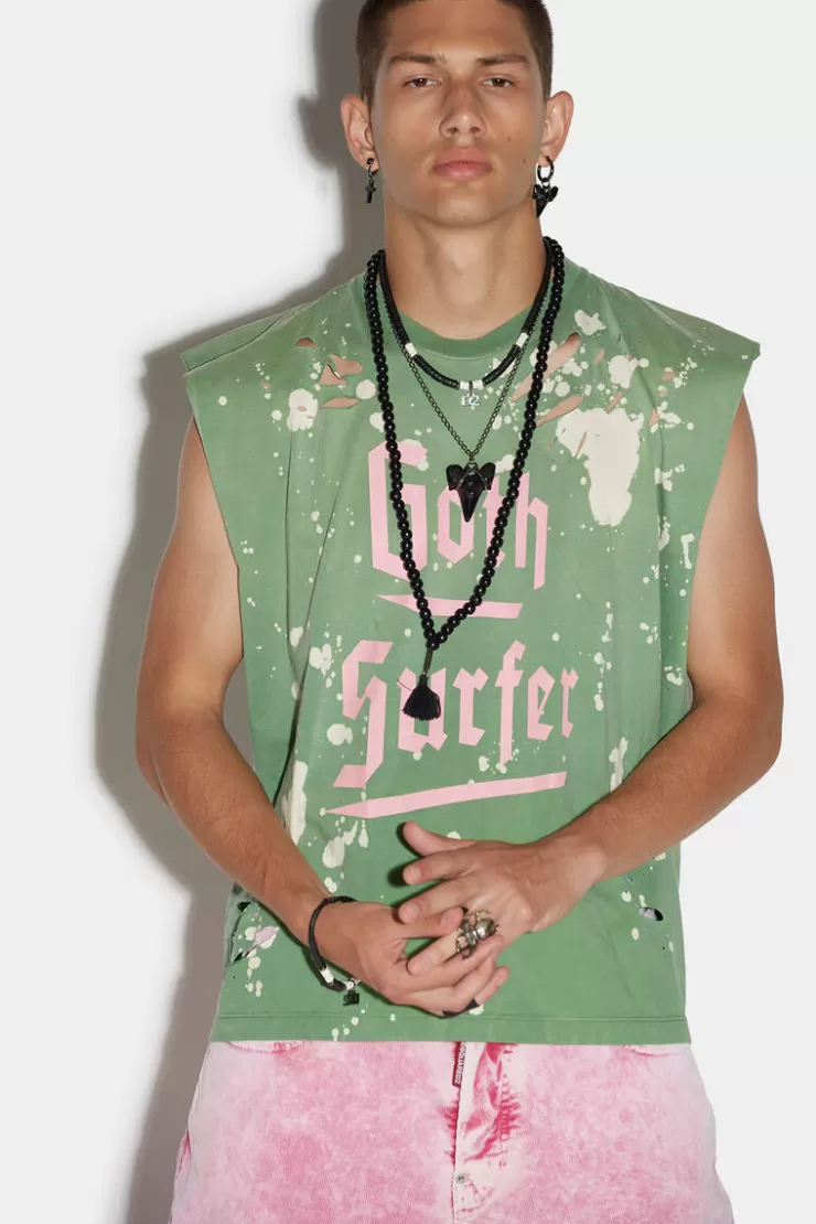 Dsquared2 Goth Foam Iron T-Shirt>Uomo T-Shirt & Polo