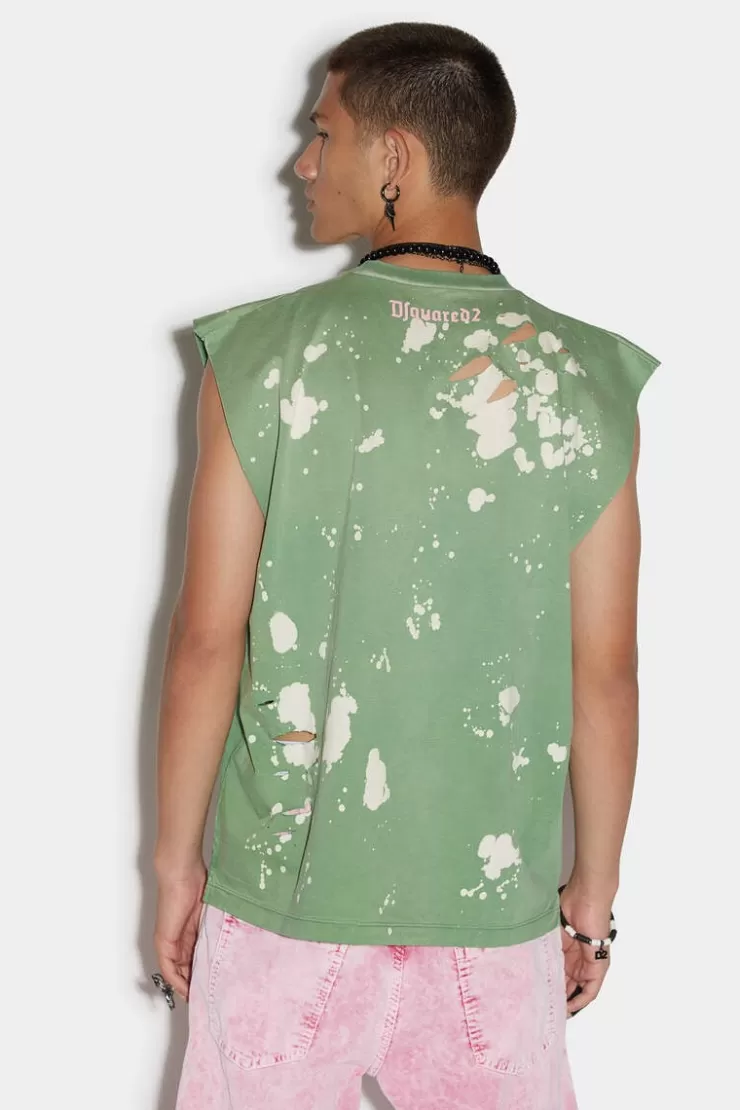 Dsquared2 Goth Foam Iron T-Shirt>Uomo T-Shirt & Polo