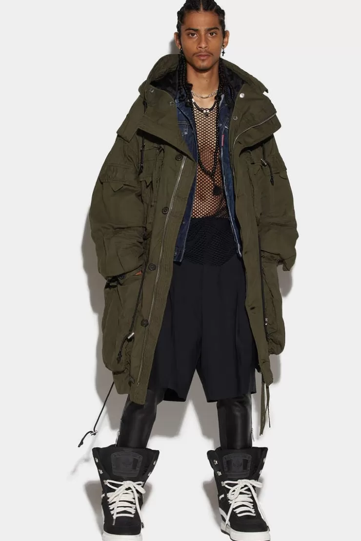 Dsquared2 Goth Over Parka>Uomo Cappotti & Giubbotti