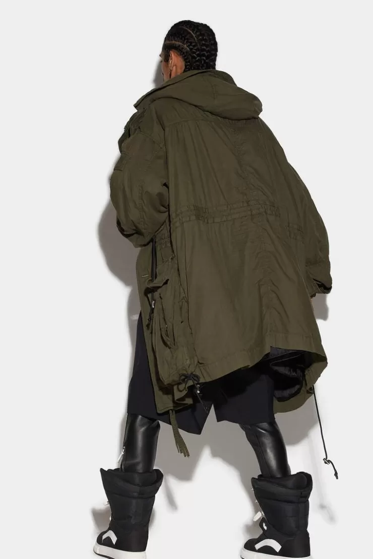 Dsquared2 Goth Over Parka>Uomo Cappotti & Giubbotti