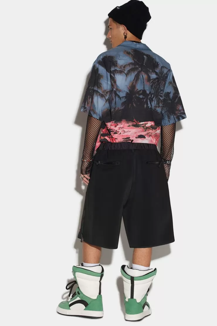 Dsquared2 Goth Scuba Surfer Shorts>Uomo Pantaloni Corti
