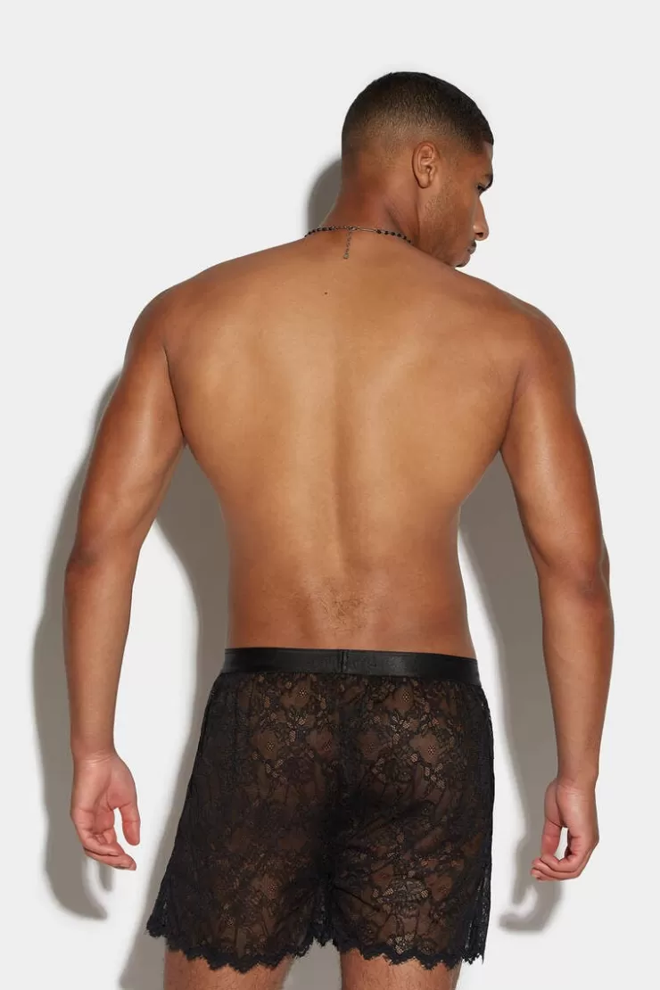 Dsquared2 Goth See-Through Trunk>Uomo Intimo