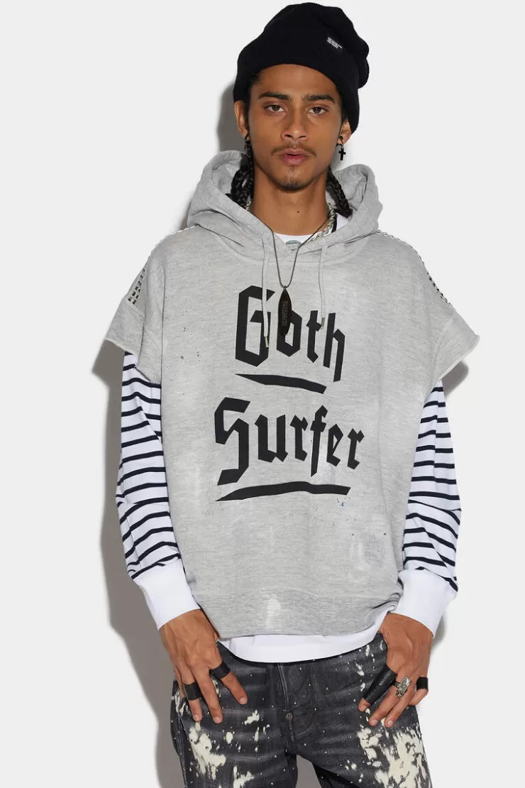 Dsquared2 Goth Surfer Adriana Hoodie>Uomo Felpe