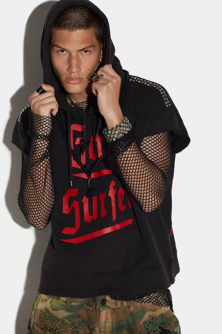 Dsquared2 Goth Surfer Adriana Hoodie>Uomo Felpe