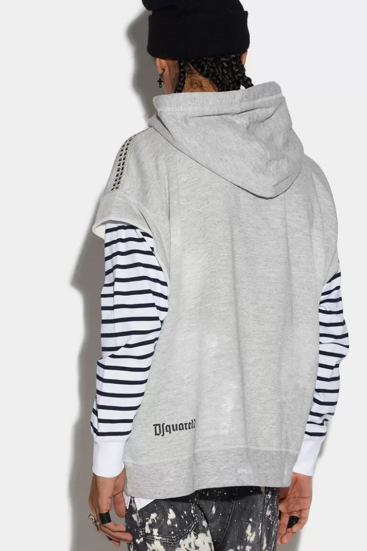 Dsquared2 Goth Surfer Adriana Hoodie>Uomo Felpe