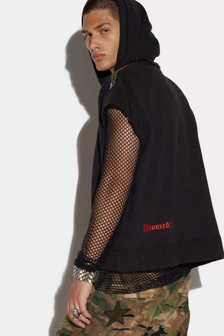 Dsquared2 Goth Surfer Adriana Hoodie>Uomo Felpe