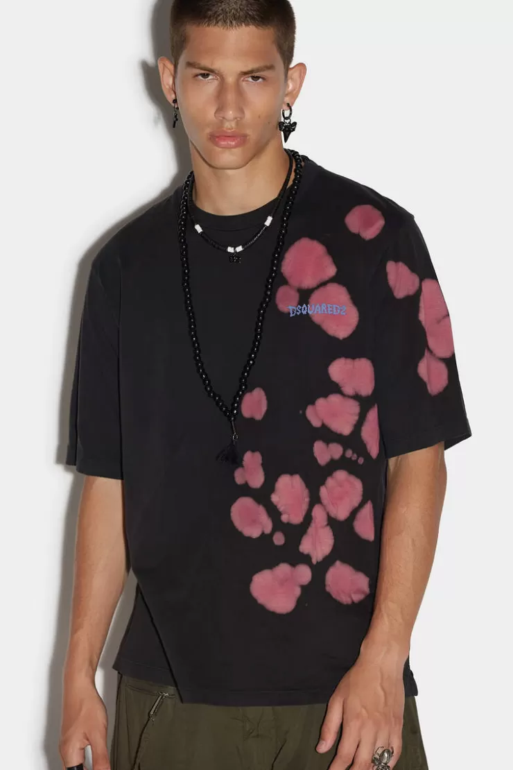 Dsquared2 Goth Tie&Dyed Skater T-Shirt>Uomo T-Shirt & Polo