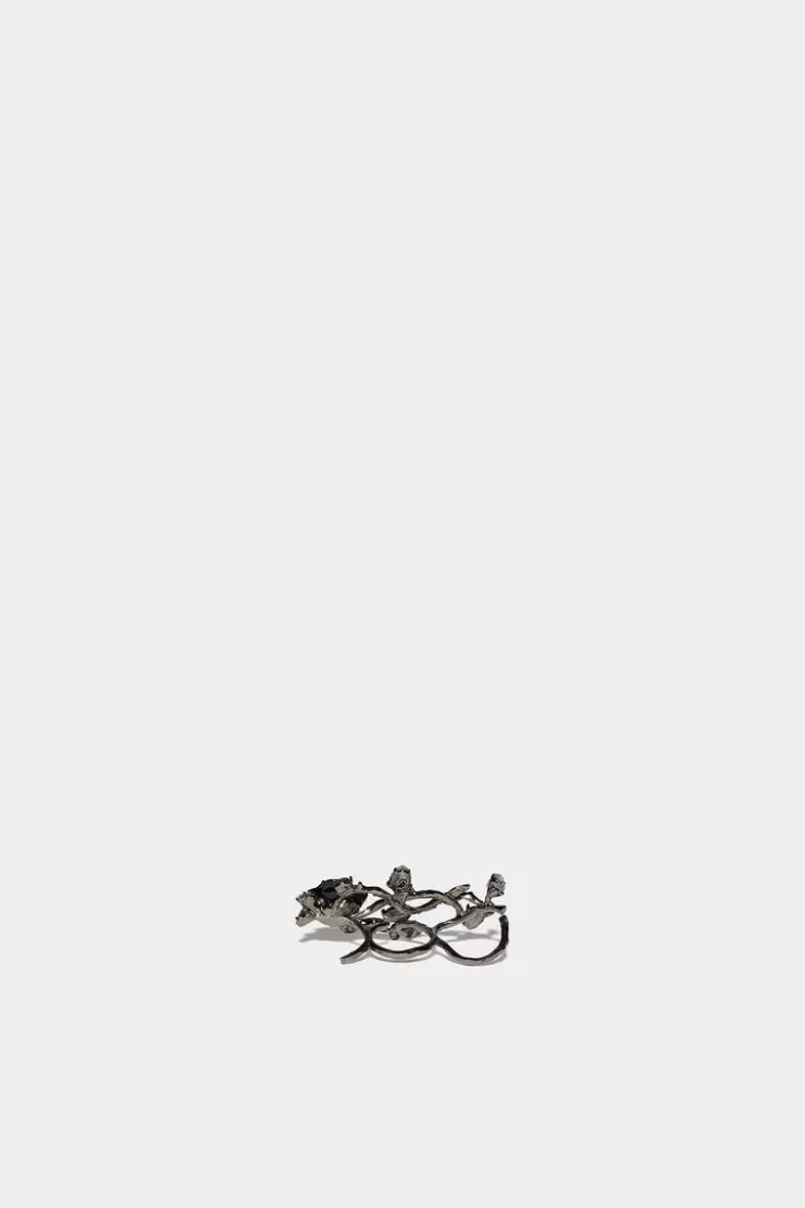 Dsquared2 Gothic Flower Ring>Donna Gioielli