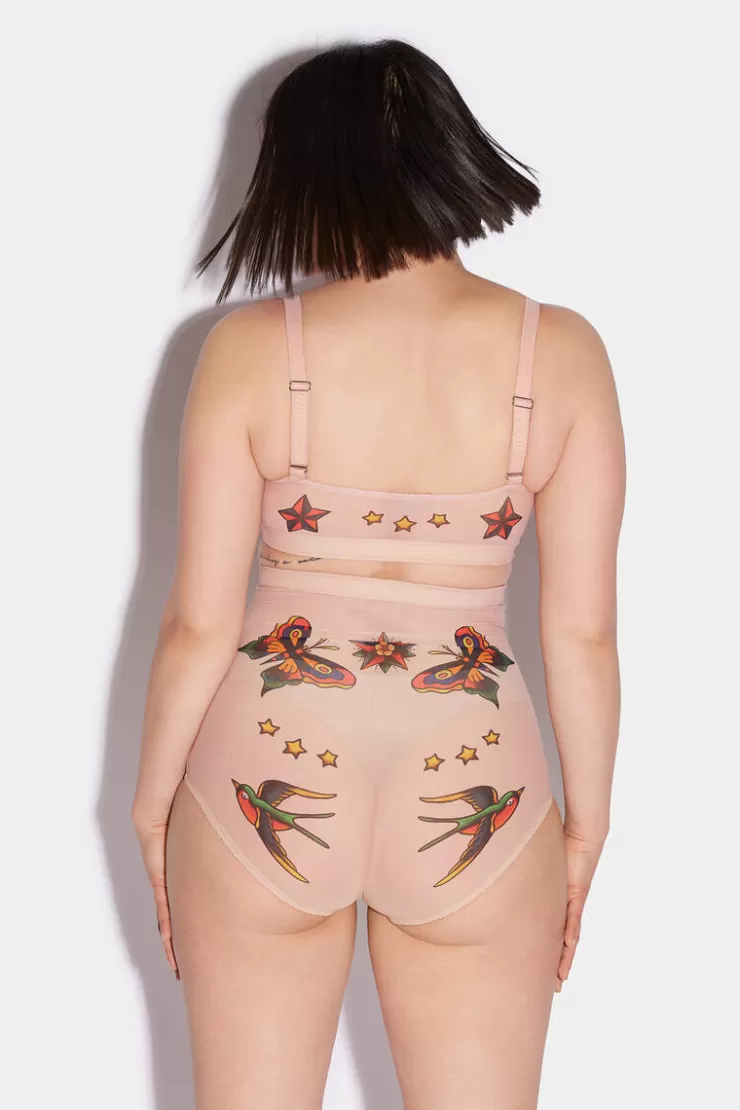 Dsquared2 Honey Tattoo Sports Bra>Donna Intimo