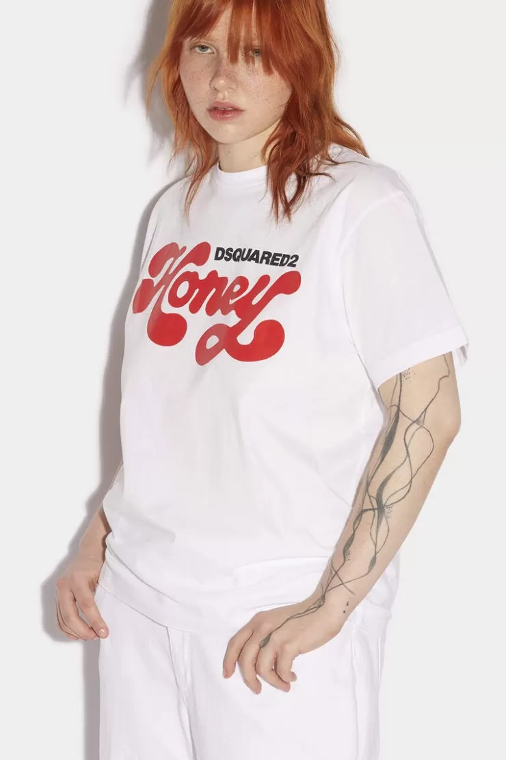 Dsquared2 Honey T-Shirt>Donna Top & T-Shirt