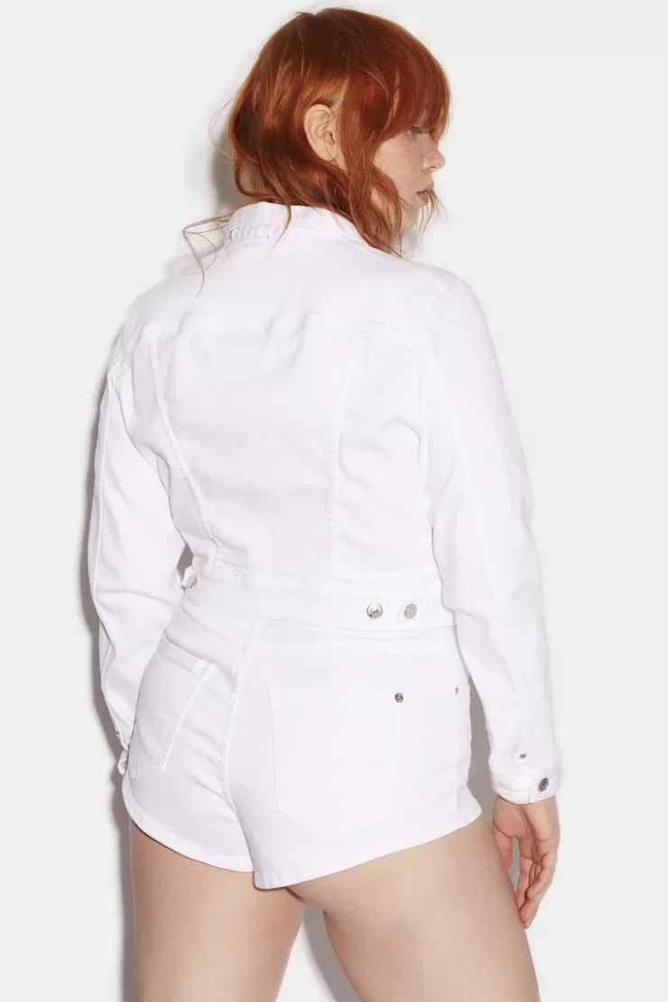 Dsquared2 Honey Twiggy Jean Jacket>Donna Cappotti & Giubbotti