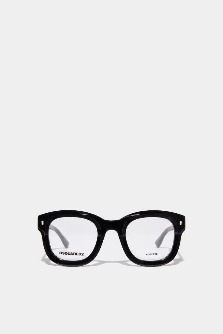 Dsquared2 Hype Black Gold Optical Glasses>Uomo Occhiali