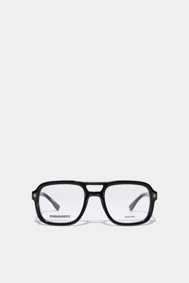 Dsquared2 Hype Black Gold Optical Glasses>Donna Occhiali