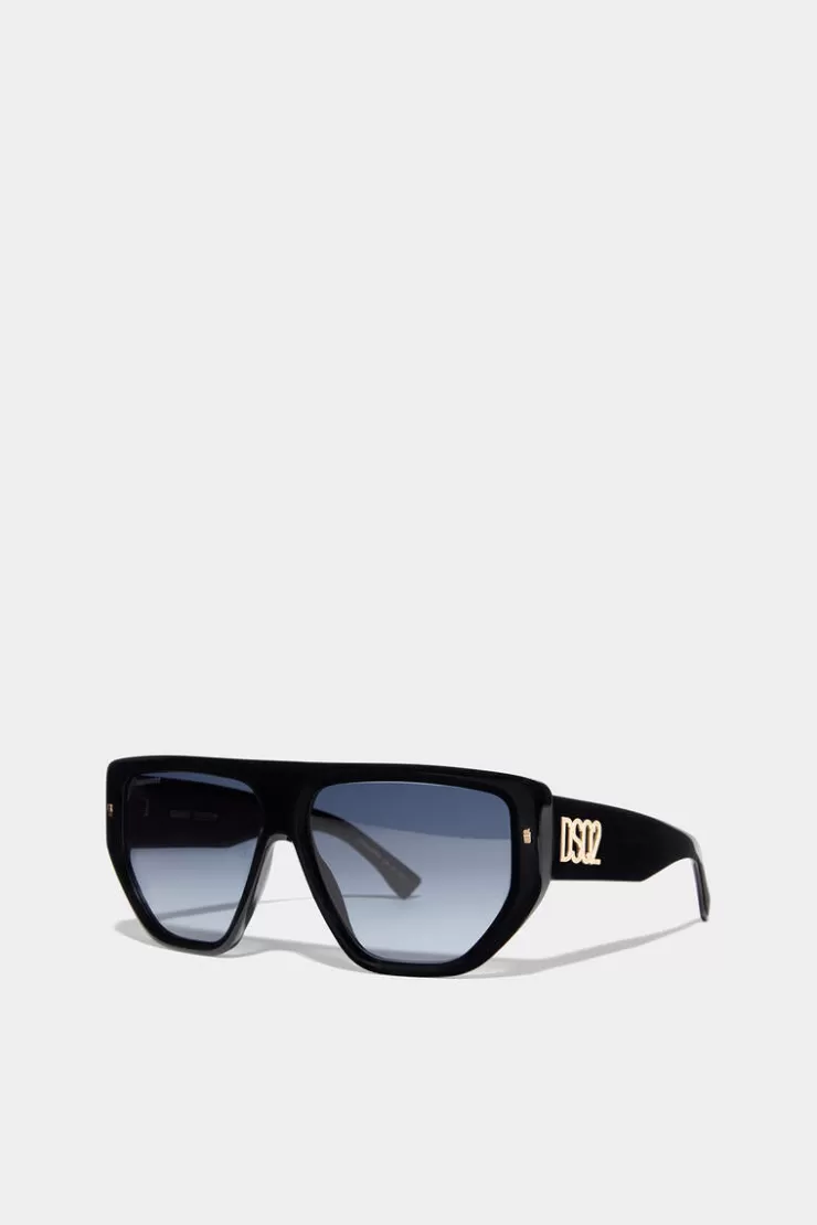 Dsquared2 Hype Black Gold Sunglasses>Uomo Occhiali