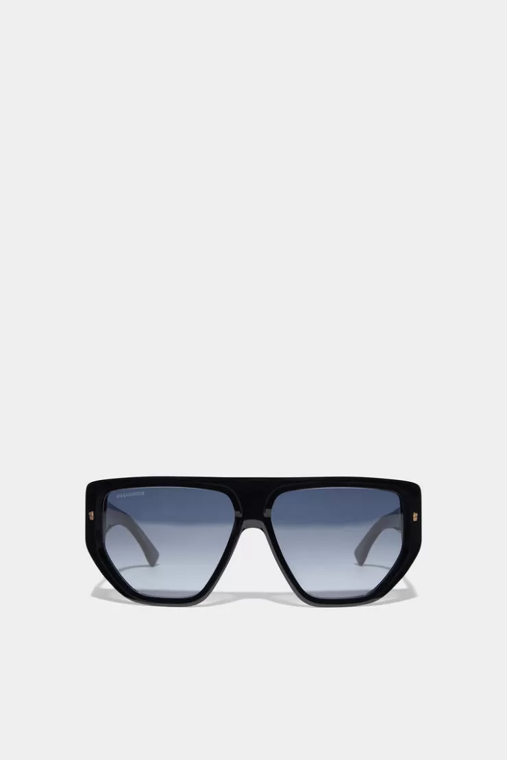 Dsquared2 Hype Black Gold Sunglasses>Uomo Occhiali