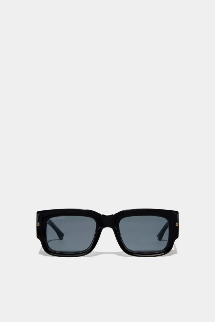 Dsquared2 Hype Black Gold Sunglasses>Uomo Occhiali