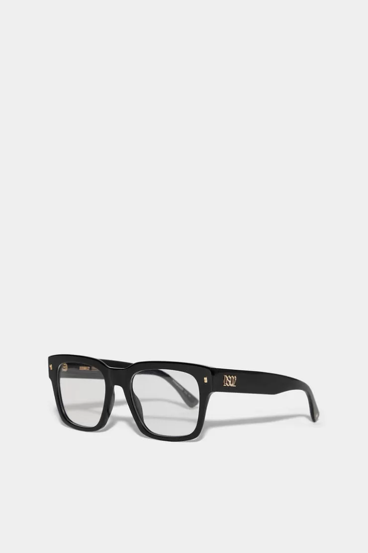 Dsquared2 Hype Black Optical Glasses>Uomo Occhiali