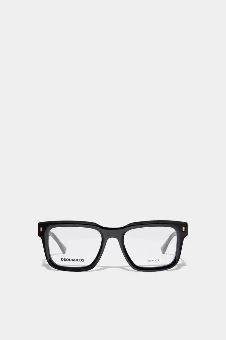 Dsquared2 Hype Black Optical Glasses>Uomo Occhiali