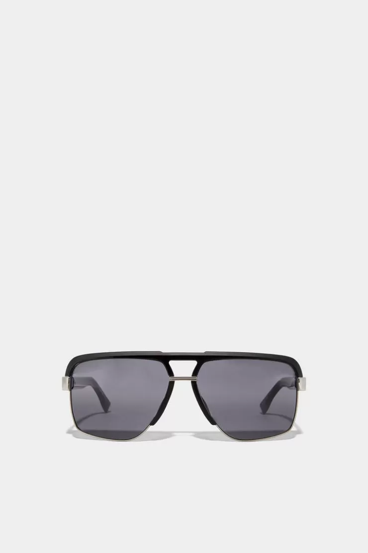 Dsquared2 Hype Black Ruthenium Sunglasses>Uomo Occhiali