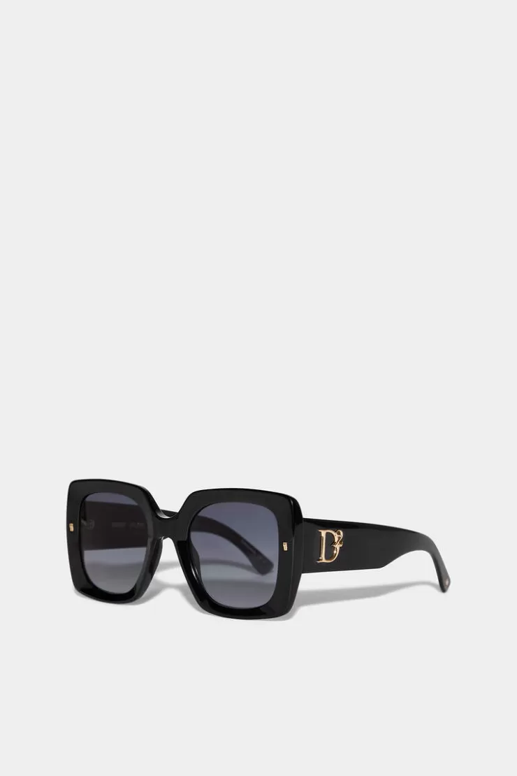 Dsquared2 Hype Black Sunglasses>Uomo Occhiali