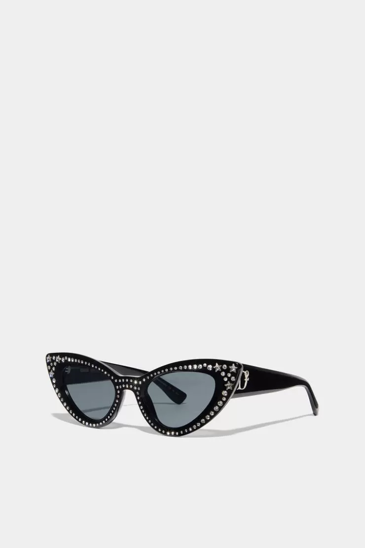 Dsquared2 Hype Black Sunglasses>Uomo Occhiali
