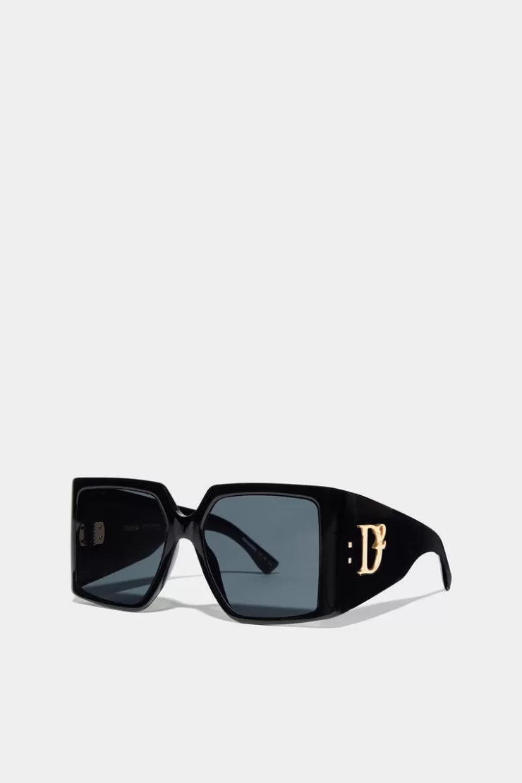 Dsquared2 Hype Black Sunglasses>Uomo Occhiali