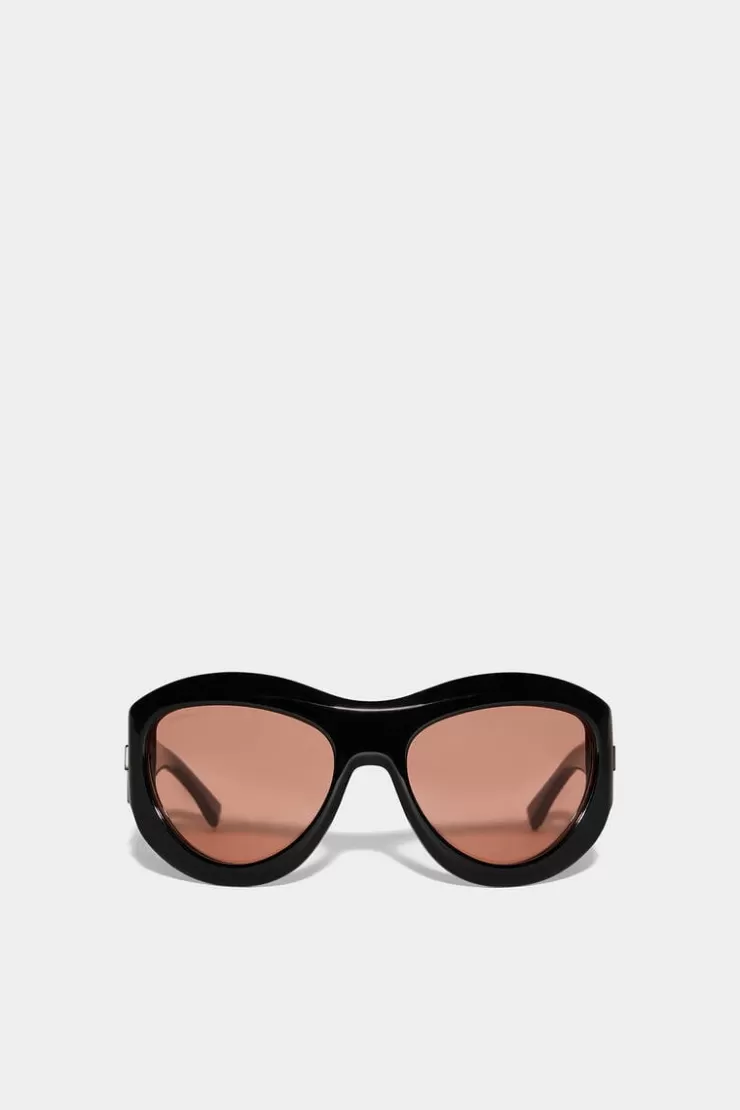 Dsquared2 Hype Black Sunglasses>Uomo Occhiali