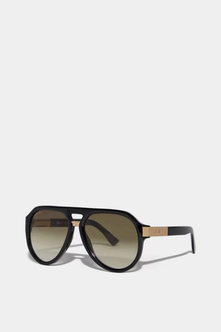 Dsquared2 Hype Gold Sunglasses>Uomo Occhiali