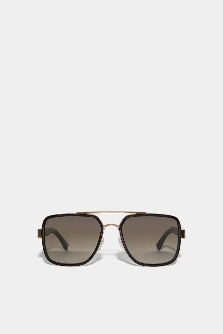 Dsquared2 Hype Gold Sunglasses>Uomo Occhiali